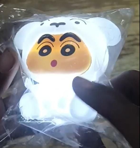 Crayon Shin-chan Shiro LED Night Light Lamp – Cute Soft Glow Night Lamp