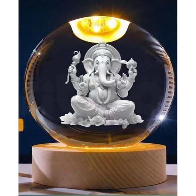 Ganesh crystal LED Lamp
