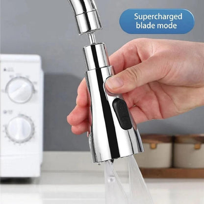 3-Mode Stainless Steel Kitchen Sink Faucet Head