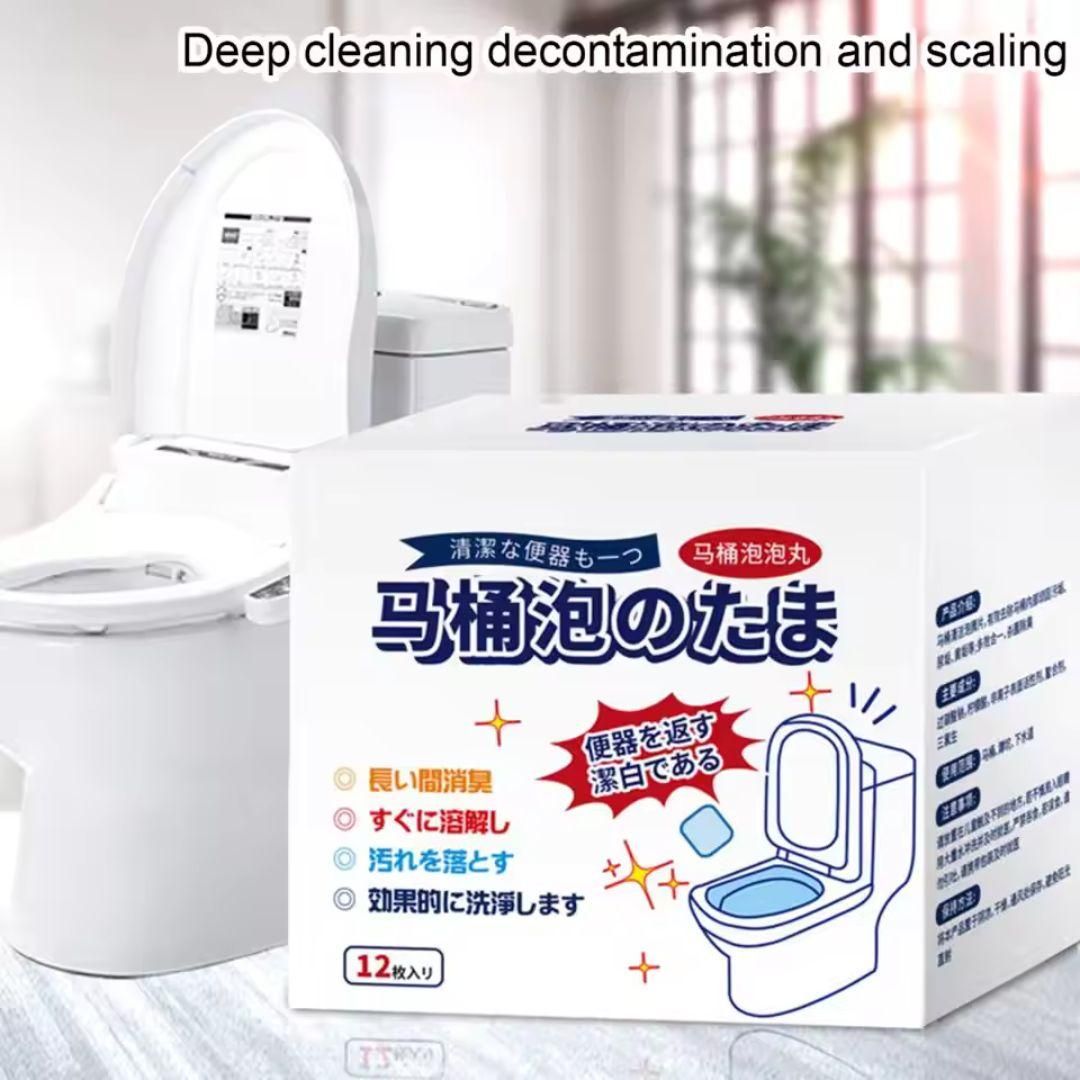 Toilet Cleaning Bubble Tablets - Pack of 12