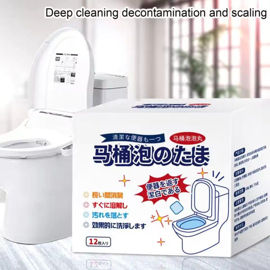 Toilet Cleaning Bubble Tablets - Pack of 12