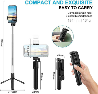 Bluetooth Selfie Stick Tripod