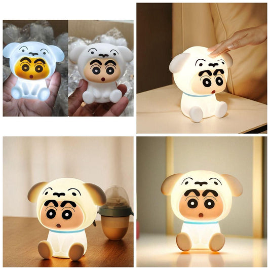 Crayon Shin-chan Shiro LED Night Light Lamp – Cute Soft Glow Night Lamp