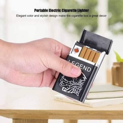 USB Rechargeable Cigarette Case with Lighter