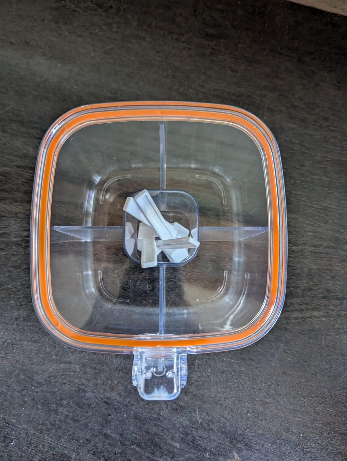 Transparent 5-Section Kitchen Spice Box