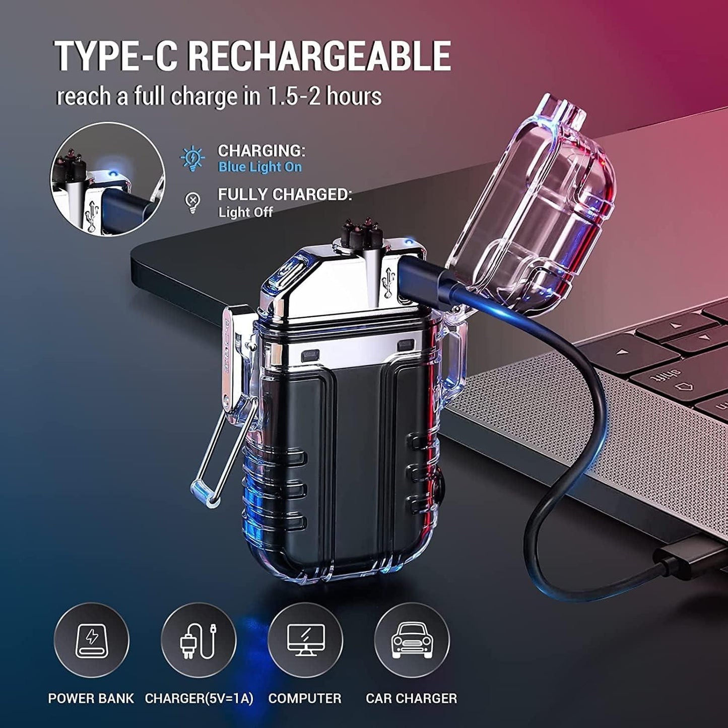 Rechargable Flashlight Lighter