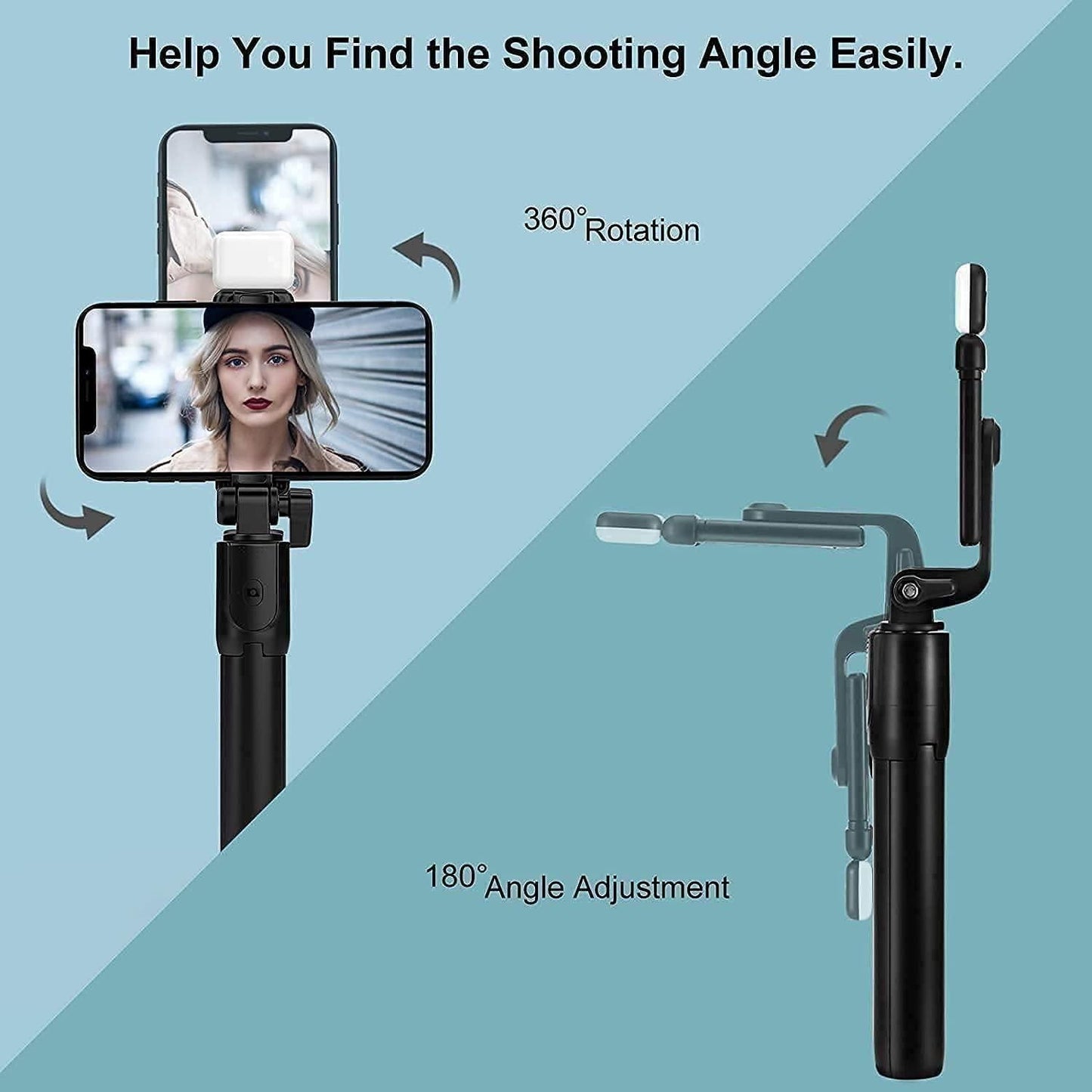 Bluetooth Selfie Stick Tripod